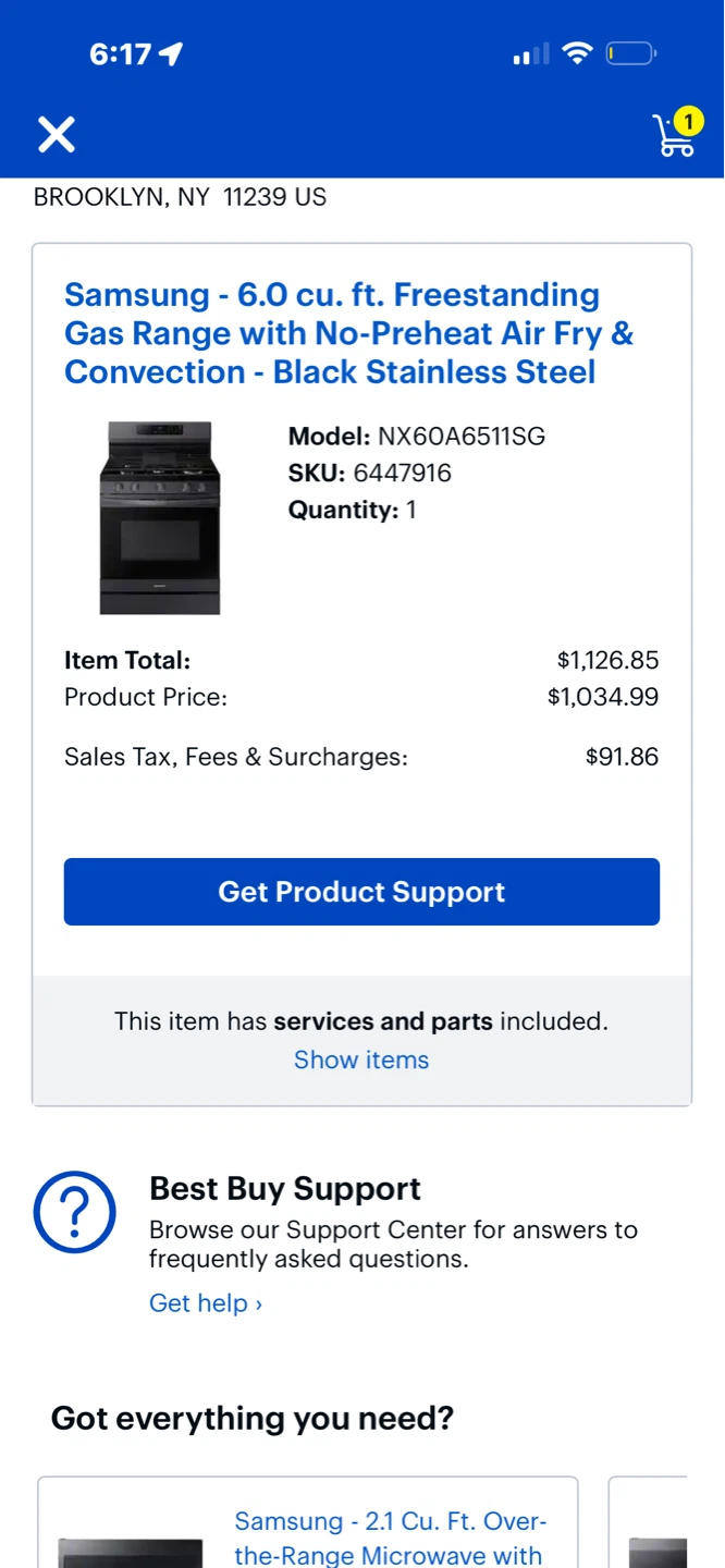 Samsung 6.0 cu. ft. Freestanding Gas Range Black Stainless Steel - photo 3