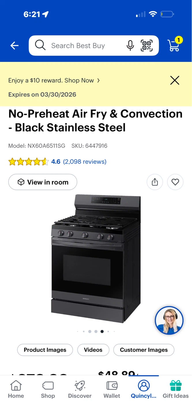 Samsung 6.0 cu. ft. Freestanding Gas Range Black Stainless Steel - photo 4