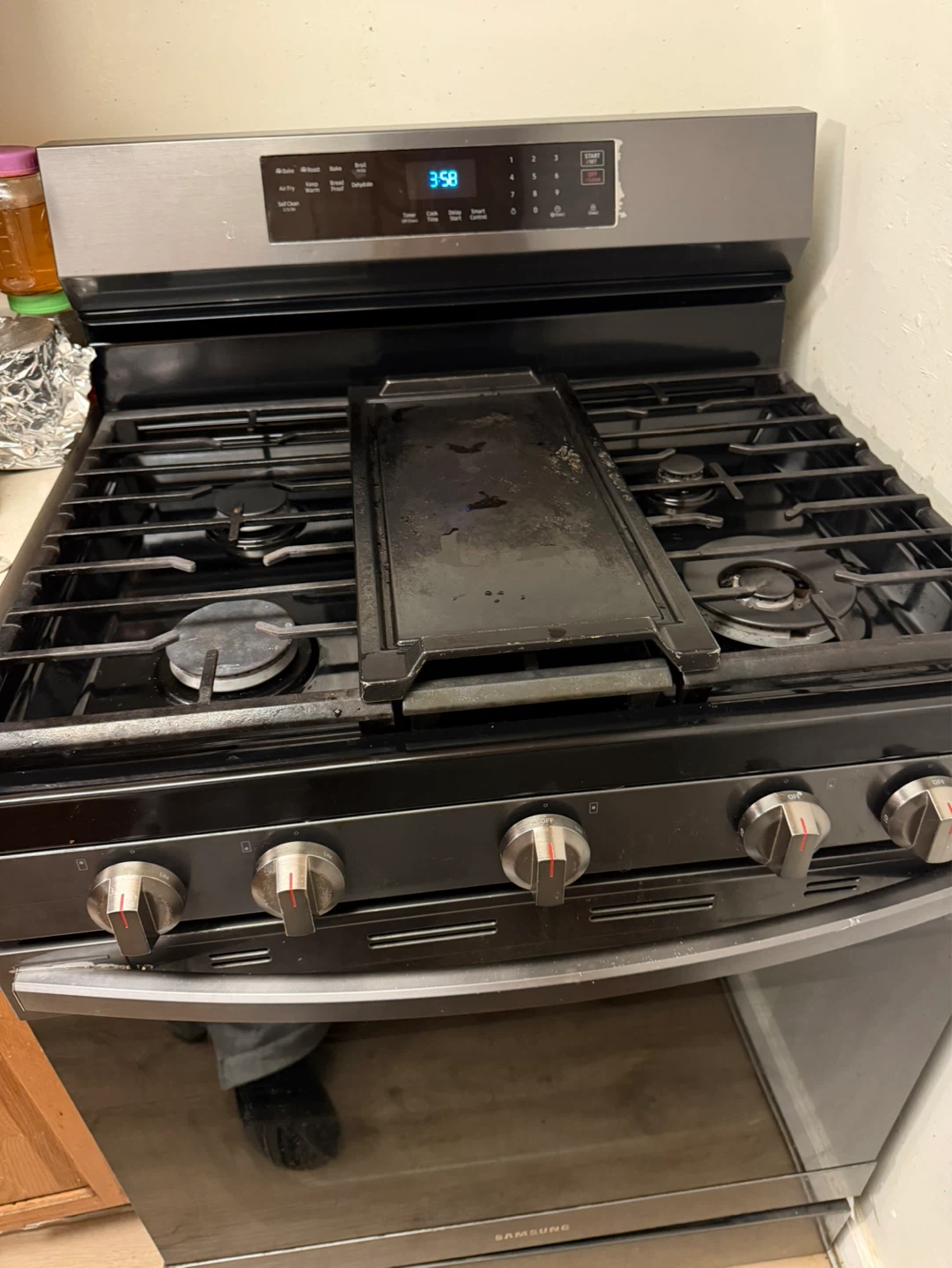 Samsung 6.0 cu. ft. Freestanding Gas Range Black Stainless Steel - photo 2