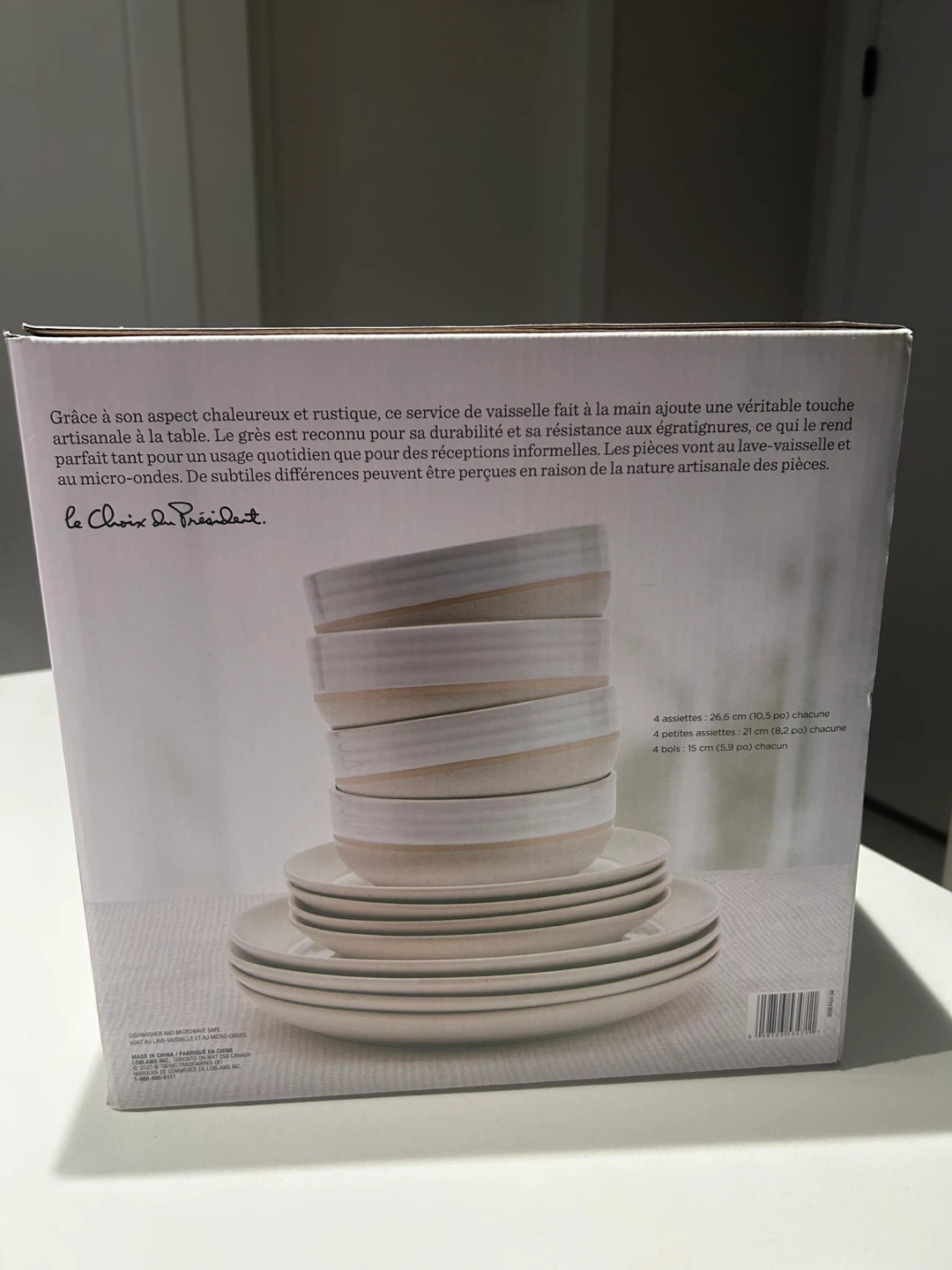 President's Choice 12-Piece Artisanal Dinnerware Set - photo 3
