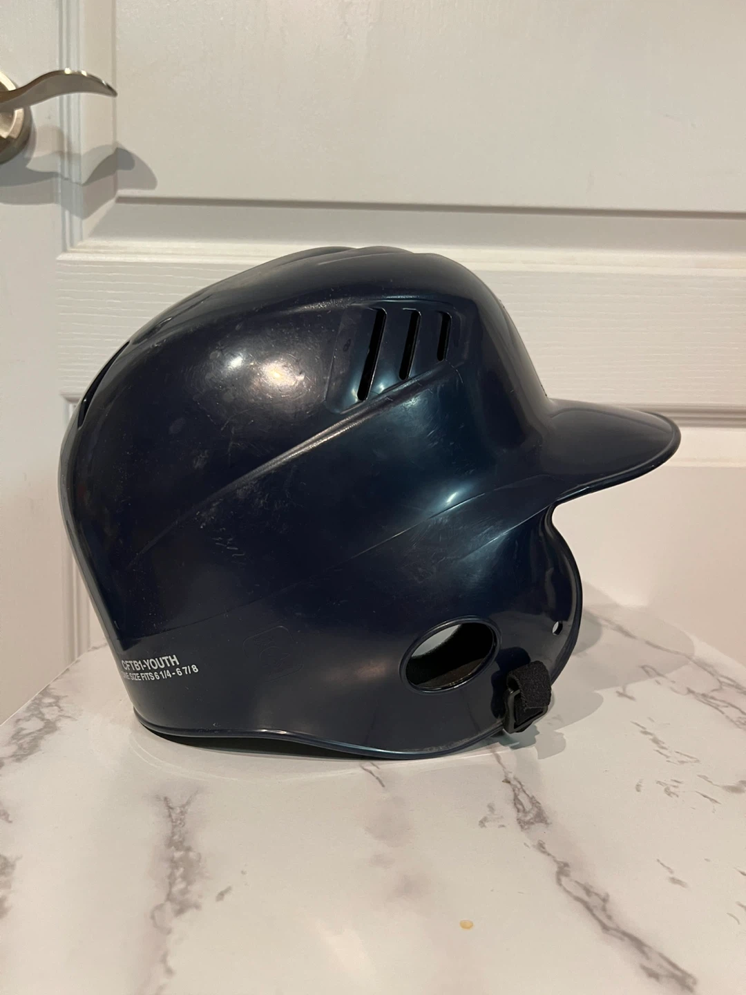 Rawlings Youth Baseball Batting Helmet - Navy Blue - photo 3