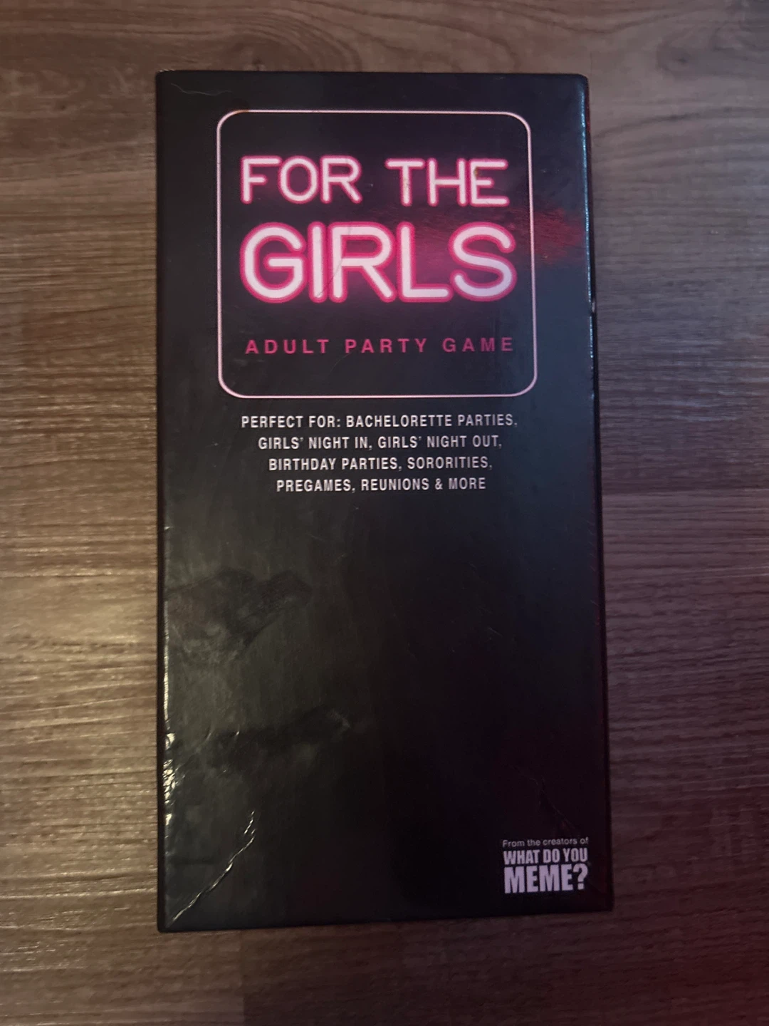 For the girls card game