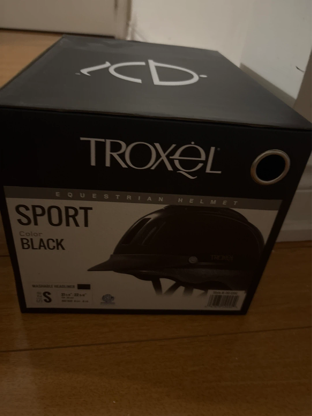 Troxel Sport Equestrian Helmet - Black - Size S