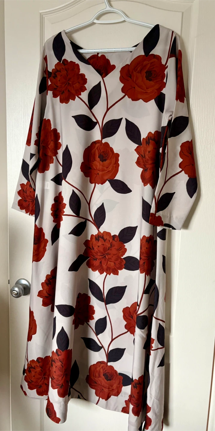 Women's Floral Print Maxi Dress - photo 2