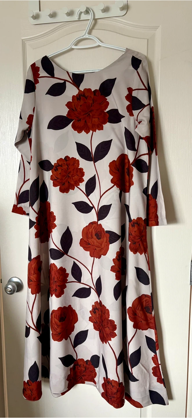 Women's Floral Print Maxi Dress
