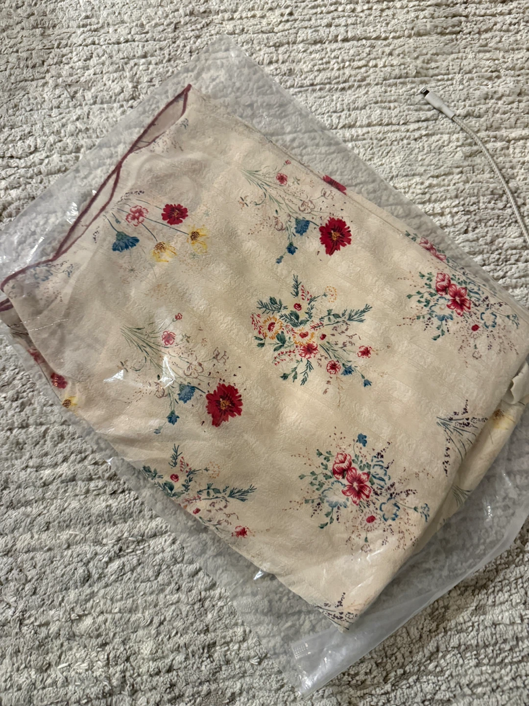 Floral Midi Dress with Ruffle Trim Size S - photo 2