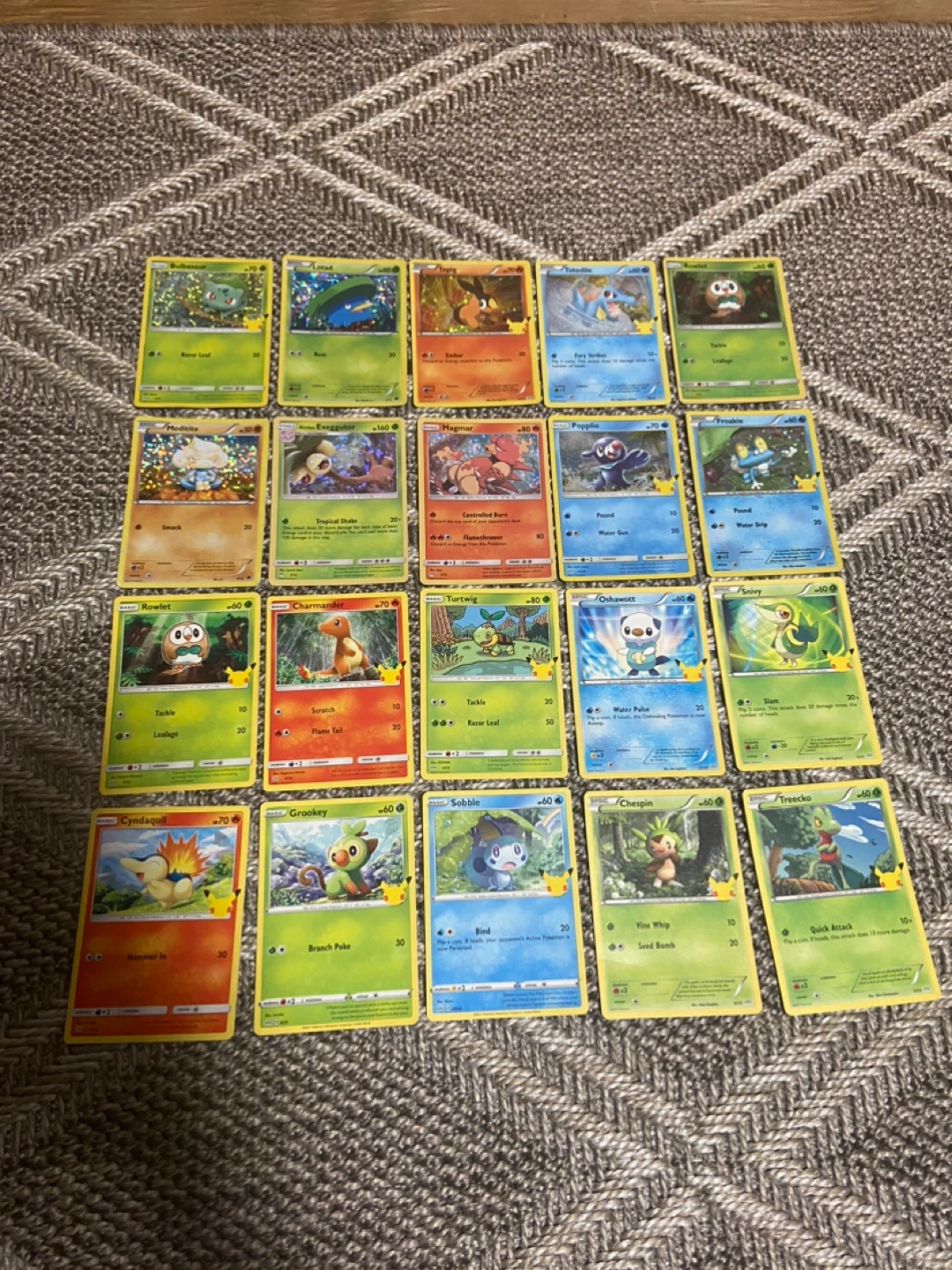 Assorted McDonald’s Pokémon Card Collection