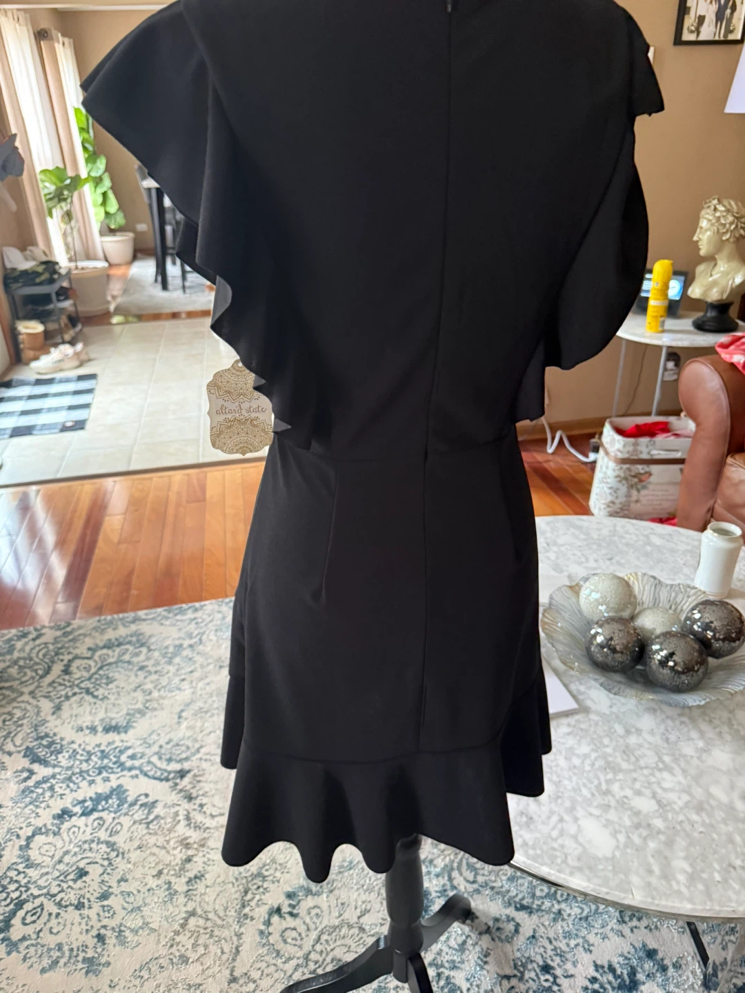 Altard State Black Ruffle Wrap Dress - photo 4