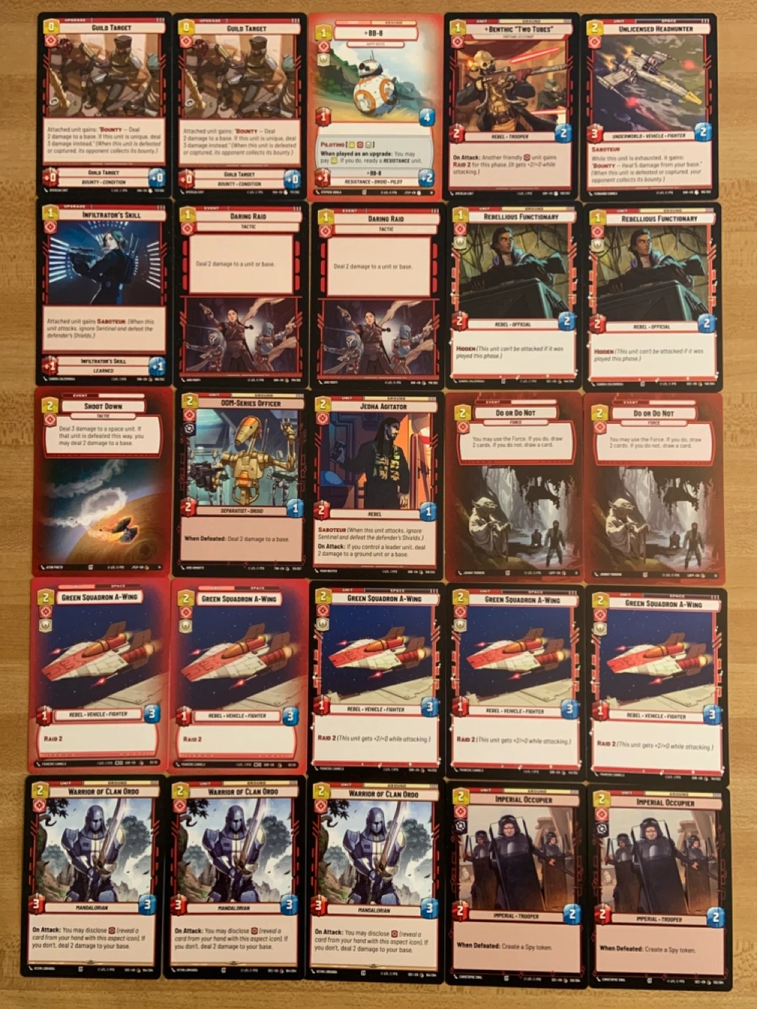 Star Wars Cards – Deck Building Lot