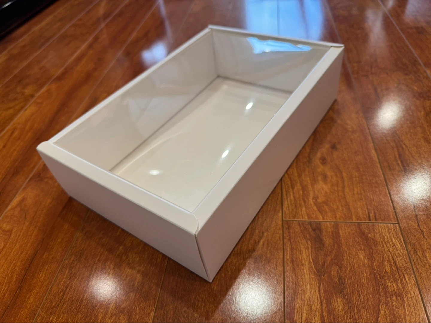 White Gift Box with Clear Lid - photo 4