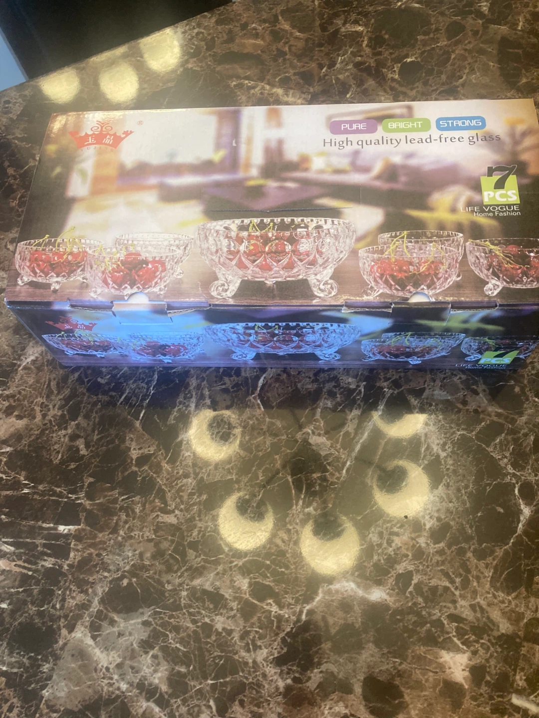 Set of 6 Glass Bowls