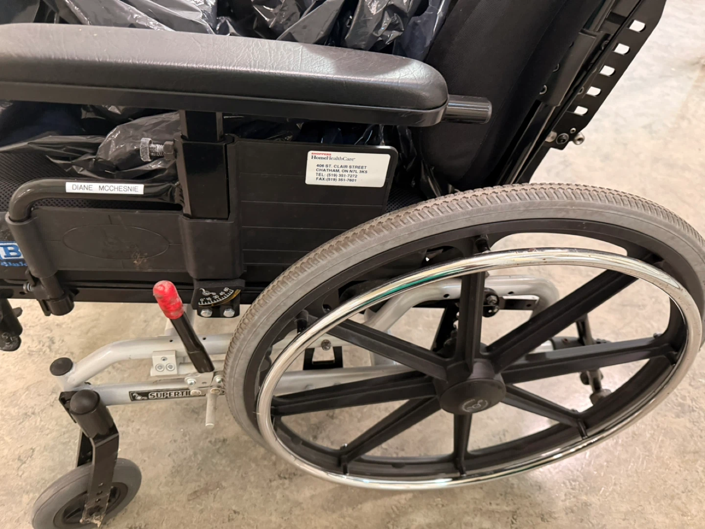 SuperTilt Plus wheelchair - photo 3