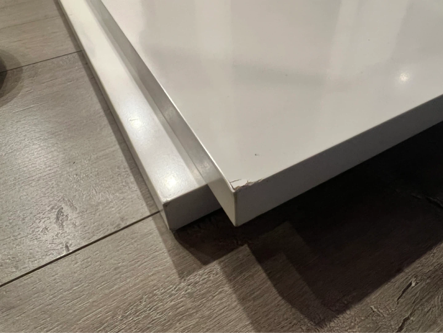 White IKEA Wall Shelf with Metal Brackets - photo 5