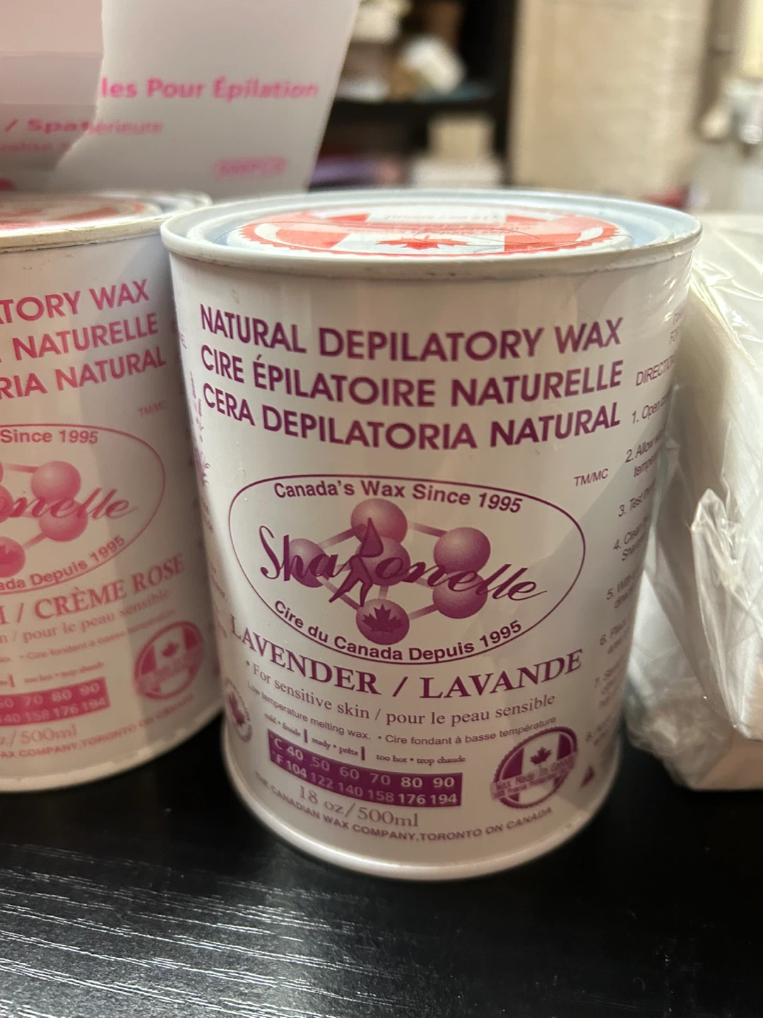 Sharplenelle Natural Depilatory Wax Kit with Warmer - photo 3