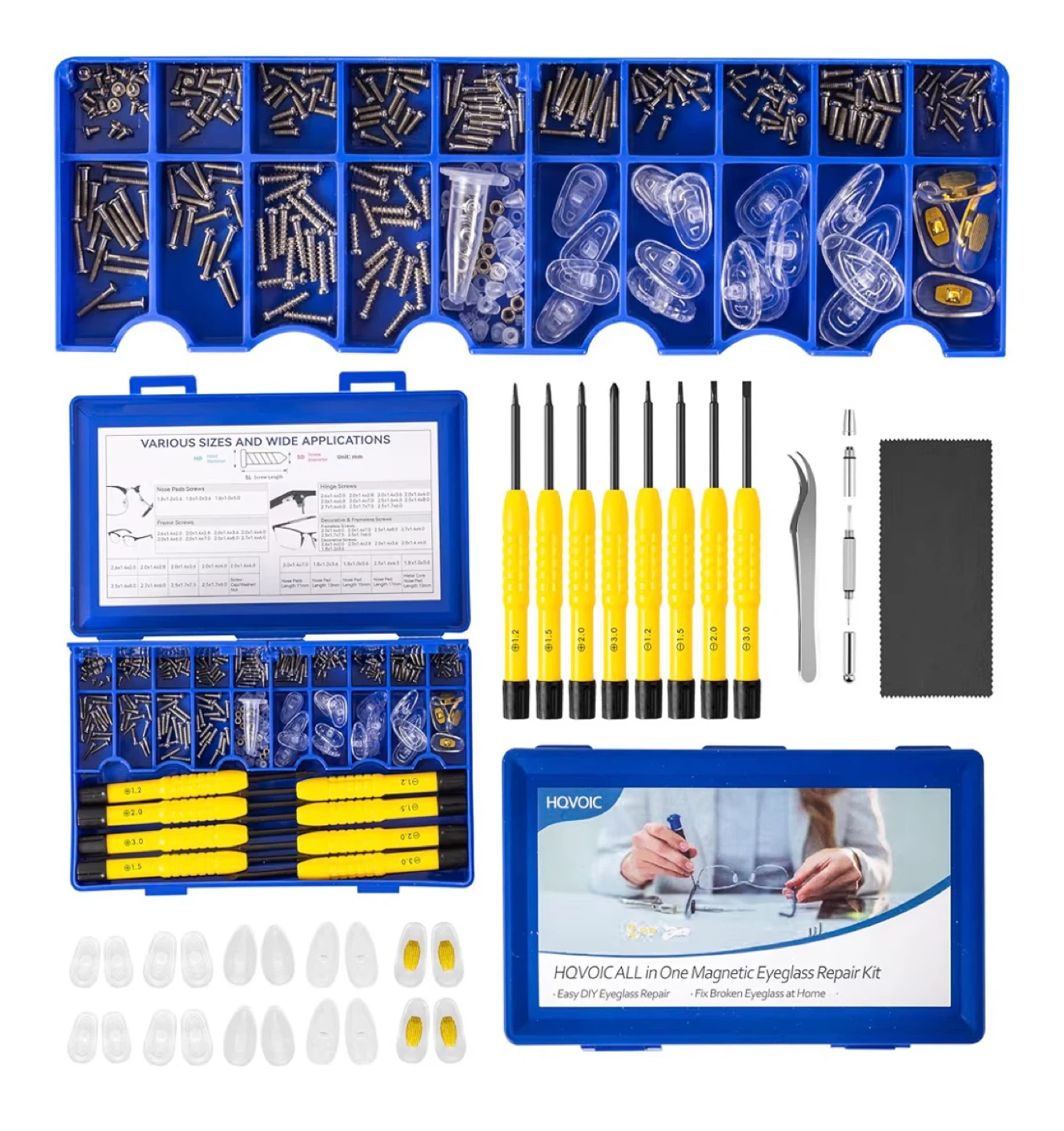 HQVOIC all-in-one magnetic eyeglass repair kit - photo 3