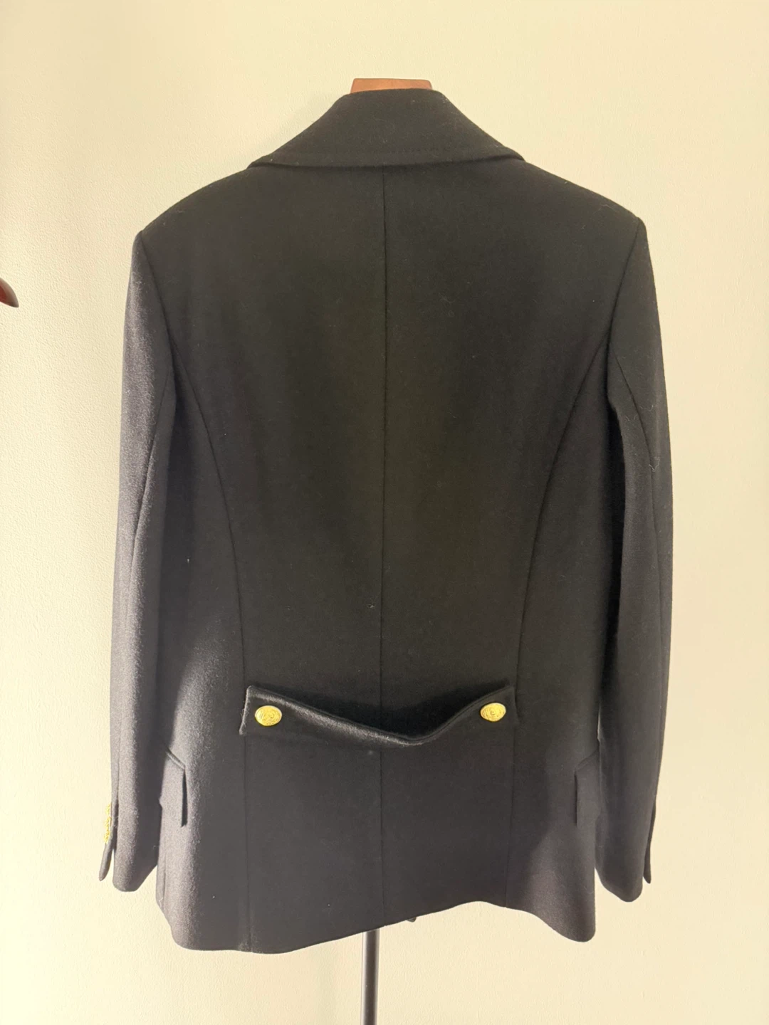 (New)Balmain Paris Double-Breasted Wool Peacoat - photo 3