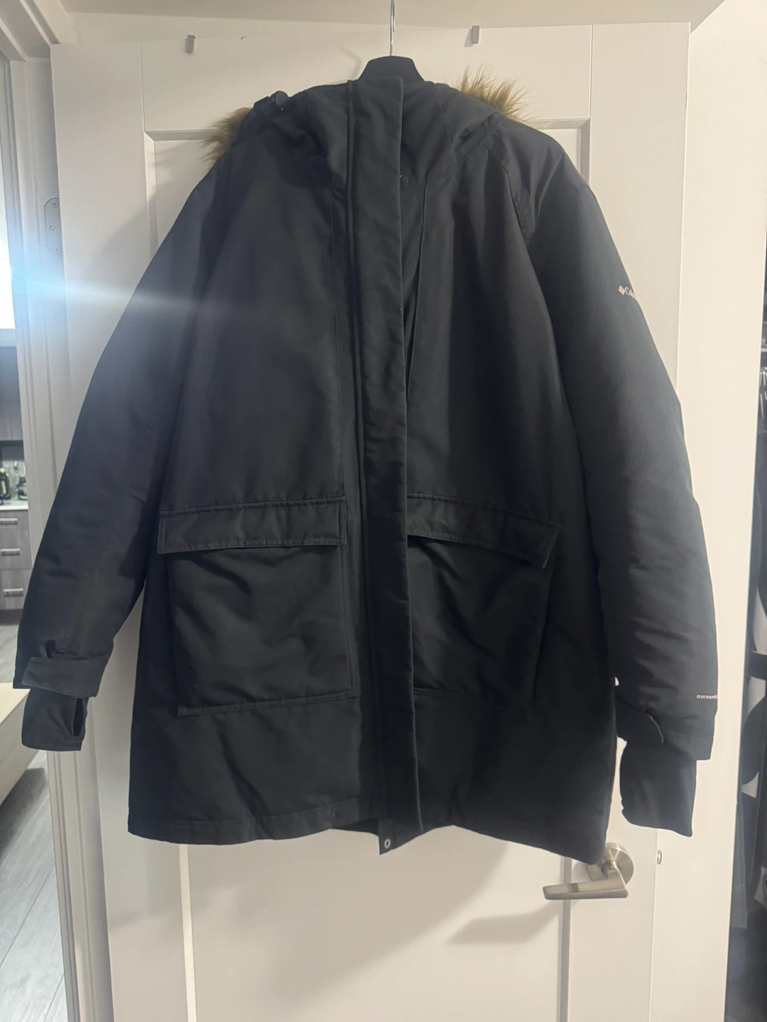 Columbia Sportswear Company Parka Jacket - Black - Size 2X