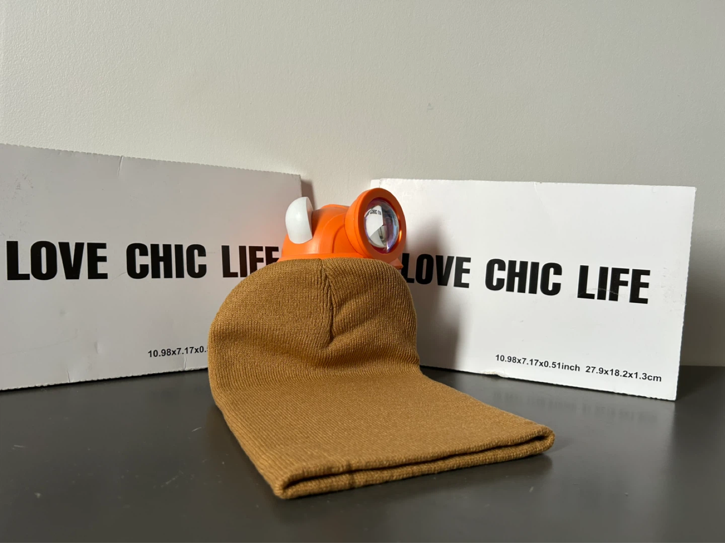 2 Camel Knit Beanie Hat - photo 3