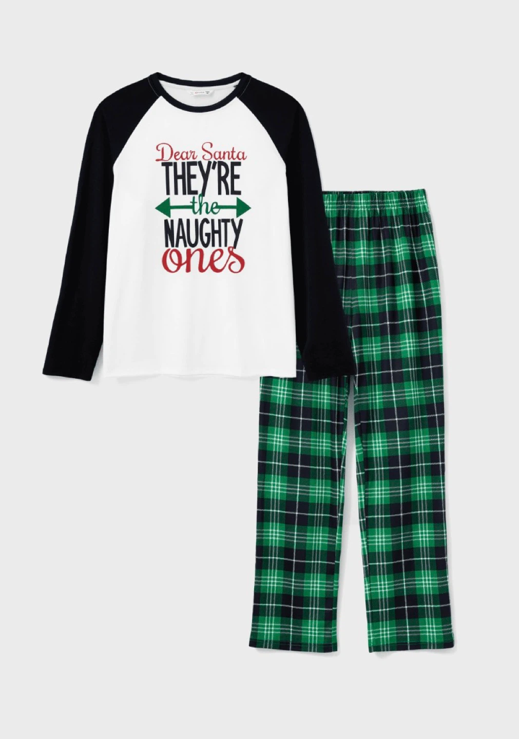 Matching Family Pajamas - 'Naughty Ones' Christmas Sleepwear