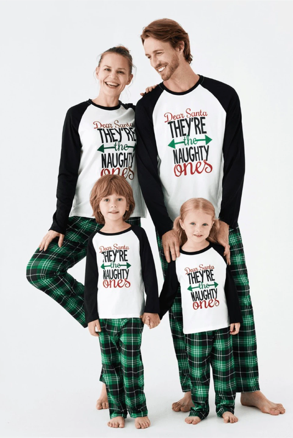 Matching Family Pajamas - 'Naughty Ones' Christmas Sleepwear - photo 3