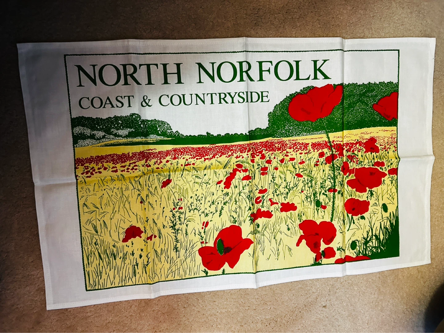 NEW Norfolk Coast & Countryside Tea Towel