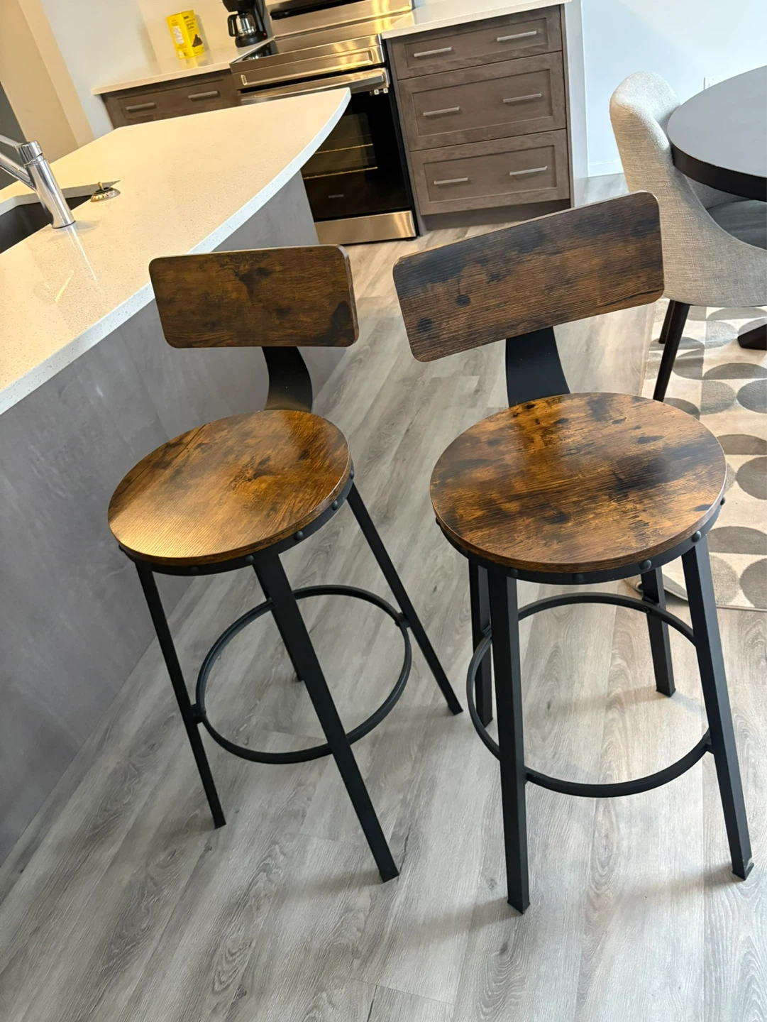 Set of 2  Bar Stools