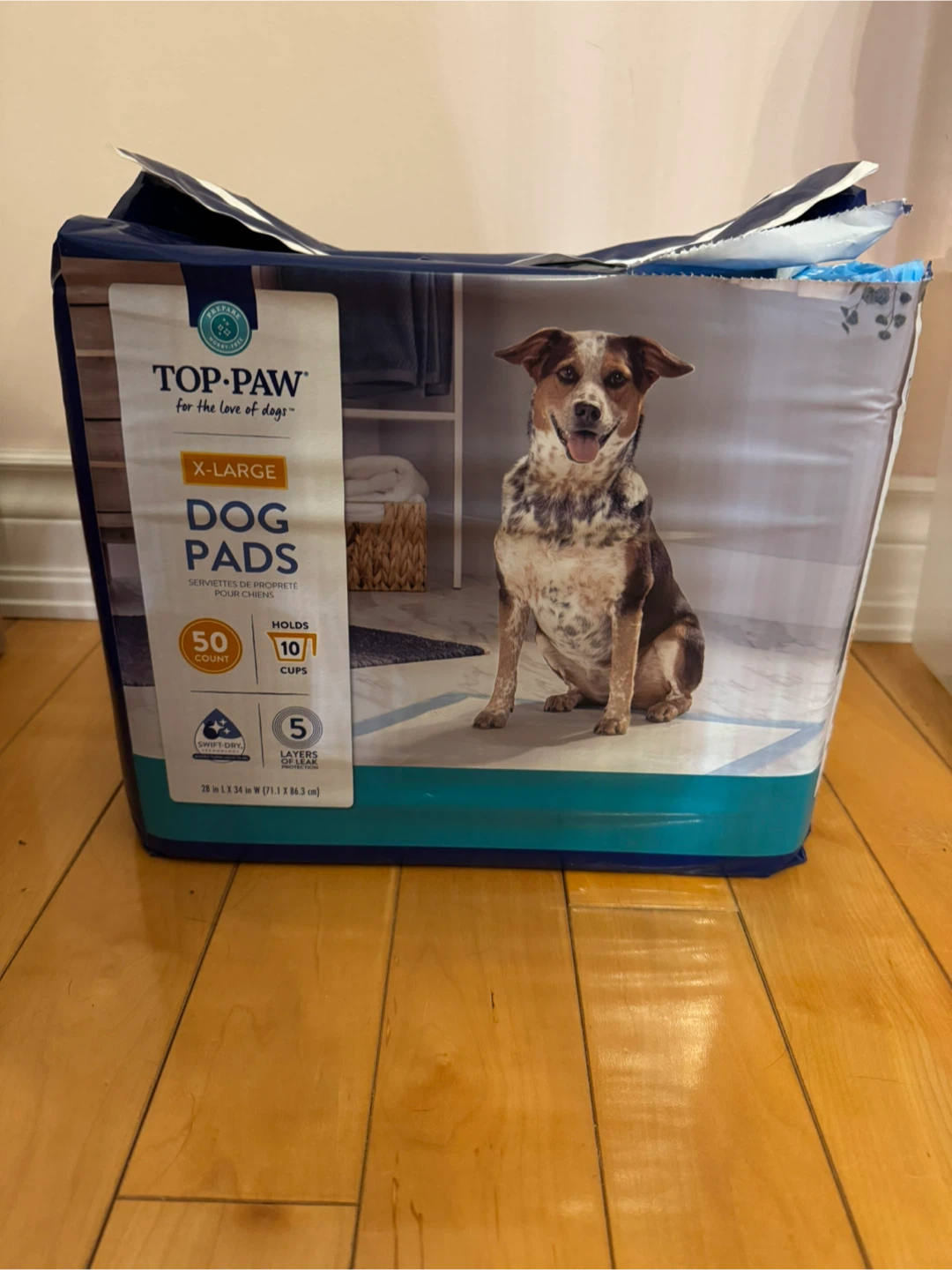 Top Paw X-Large Dog Pads (50 Count)