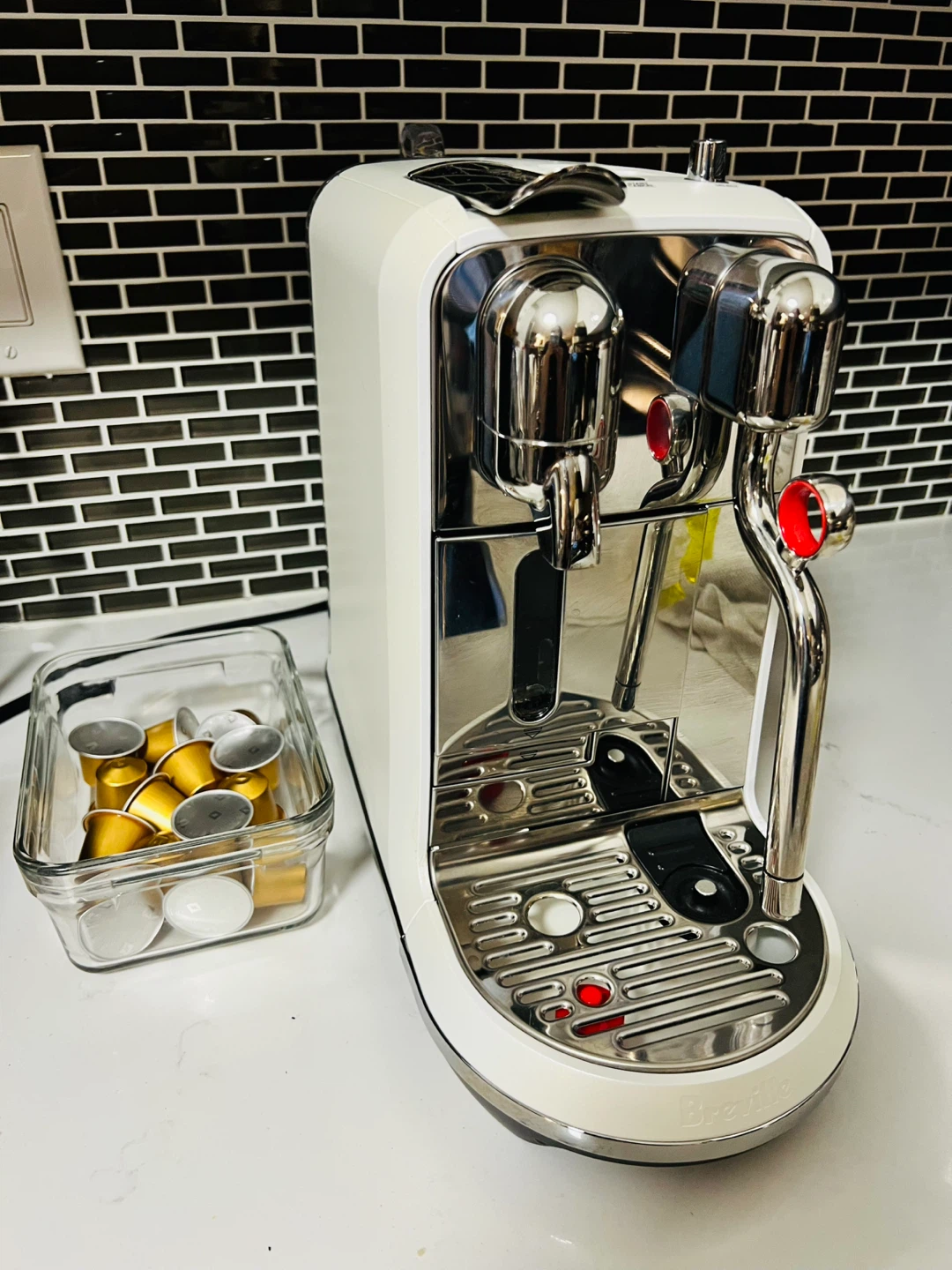 Nespresso Creatista Plus (by Breville) – Sea Salt White