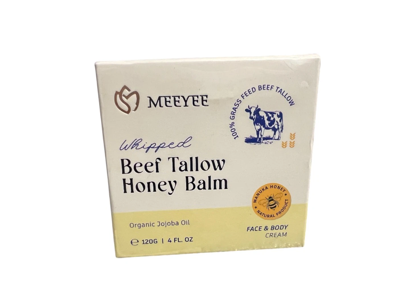 Whipped Beef Tallow Honey Balm (Brand New, Sealed)