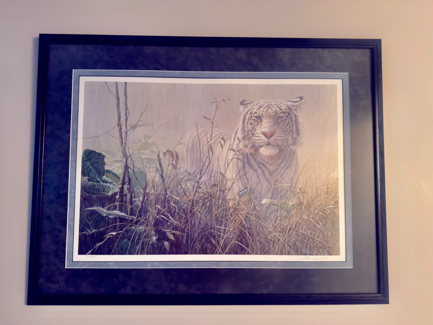 Seerey-Lester "White Tiger" Art Print 1991