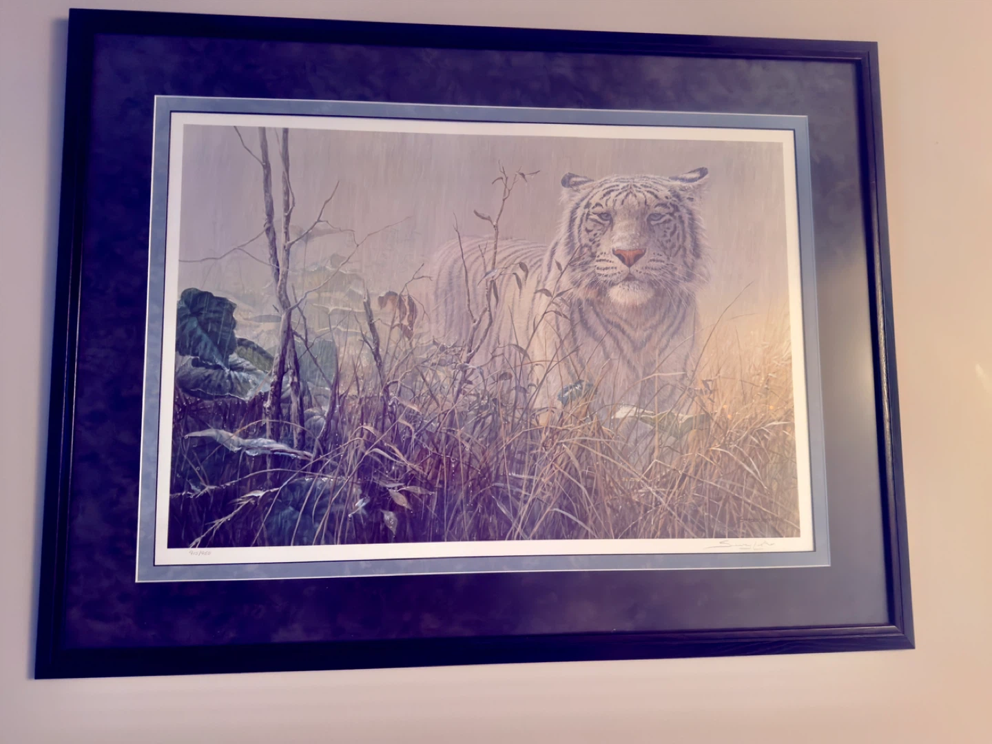 Seerey-Lester "White Tiger" Art Print 1991 - photo 4