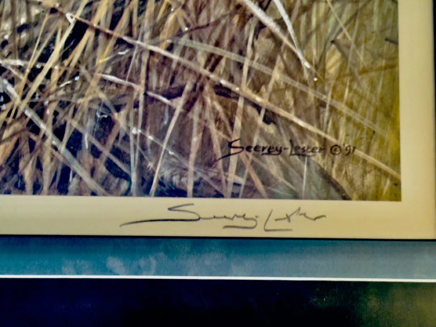 Seerey-Lester "White Tiger" Art Print 1991 - photo 2