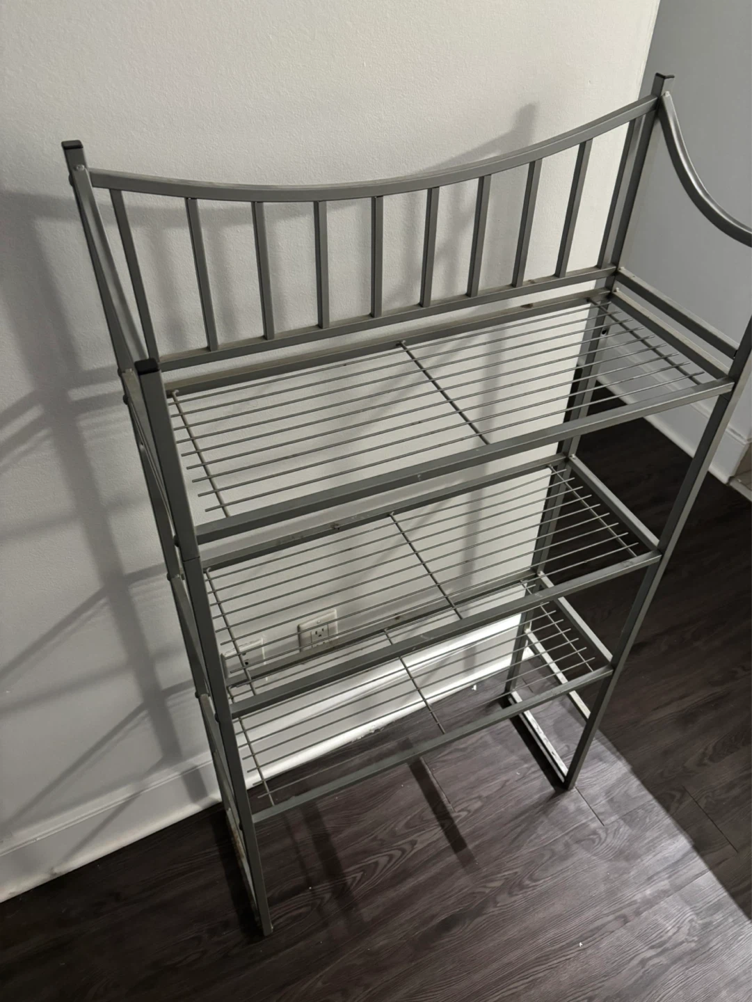 Stainless steel shoe rack/shelf
