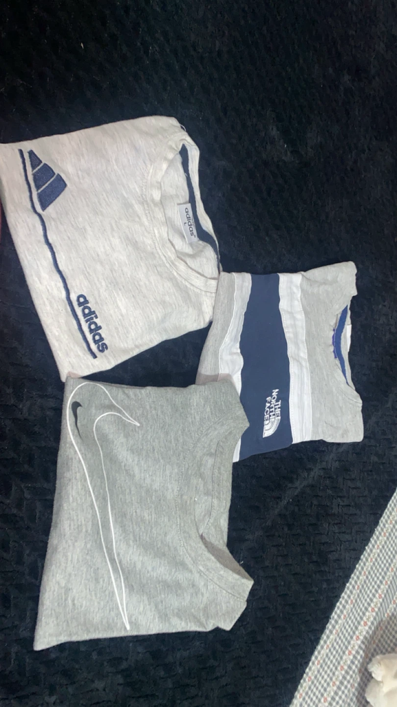 Bundle of 3 (4t,5t,6t)Adidas, Nike, The North Face