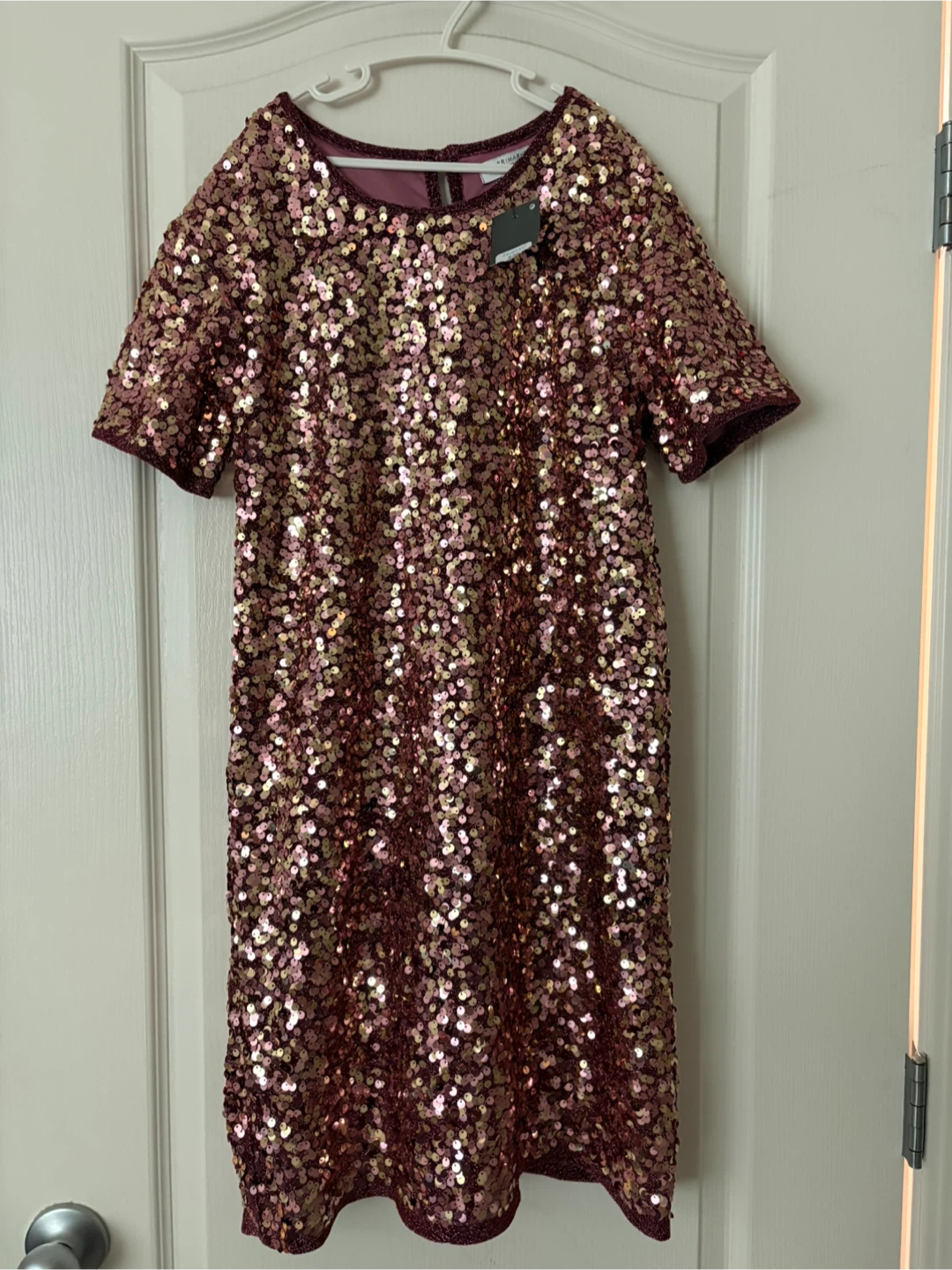 Sequin Dress Girls 12-13 Yrs