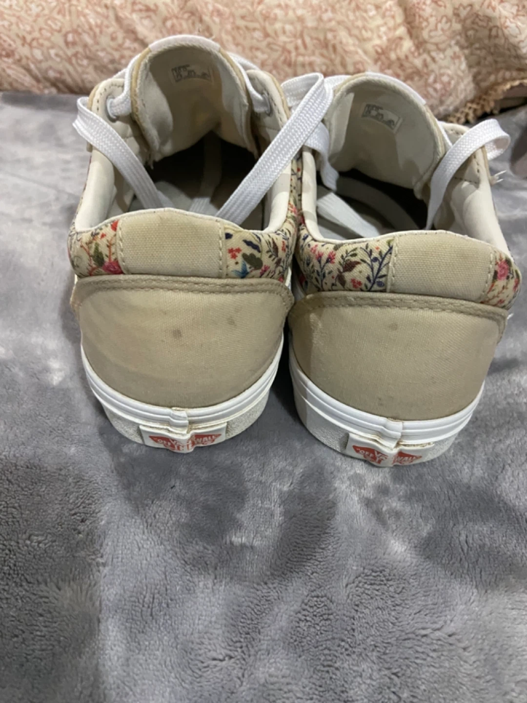 Vans Old Skool Floral Sneakers - Women's Size 10 - photo 4