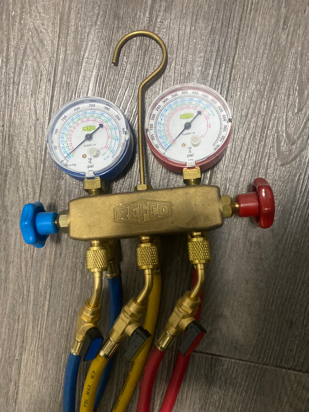 Refco Manifold Gauge Set with Hoses