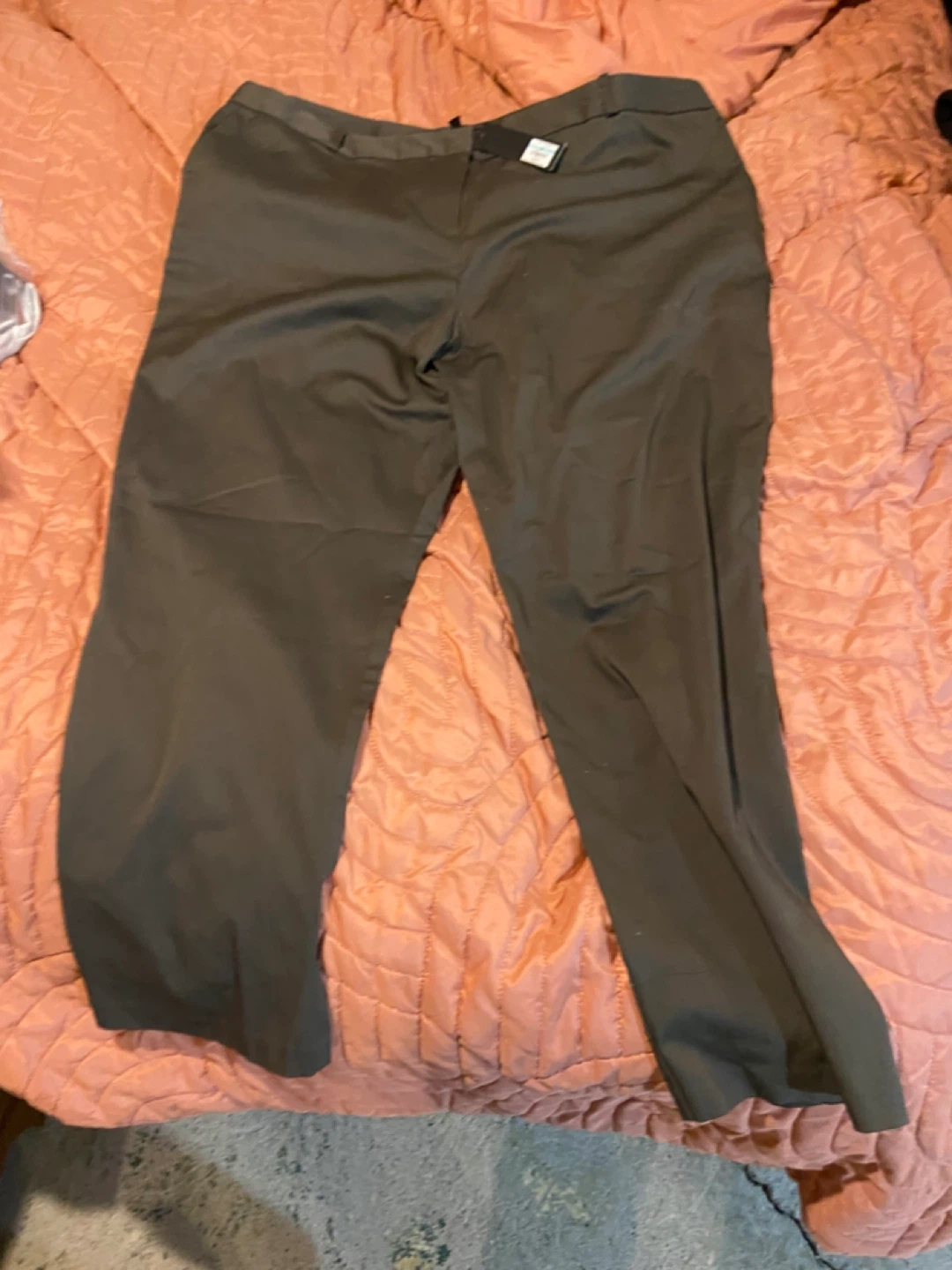 Jones New York Olive Green Cropped Pants - Size 20W - photo 2