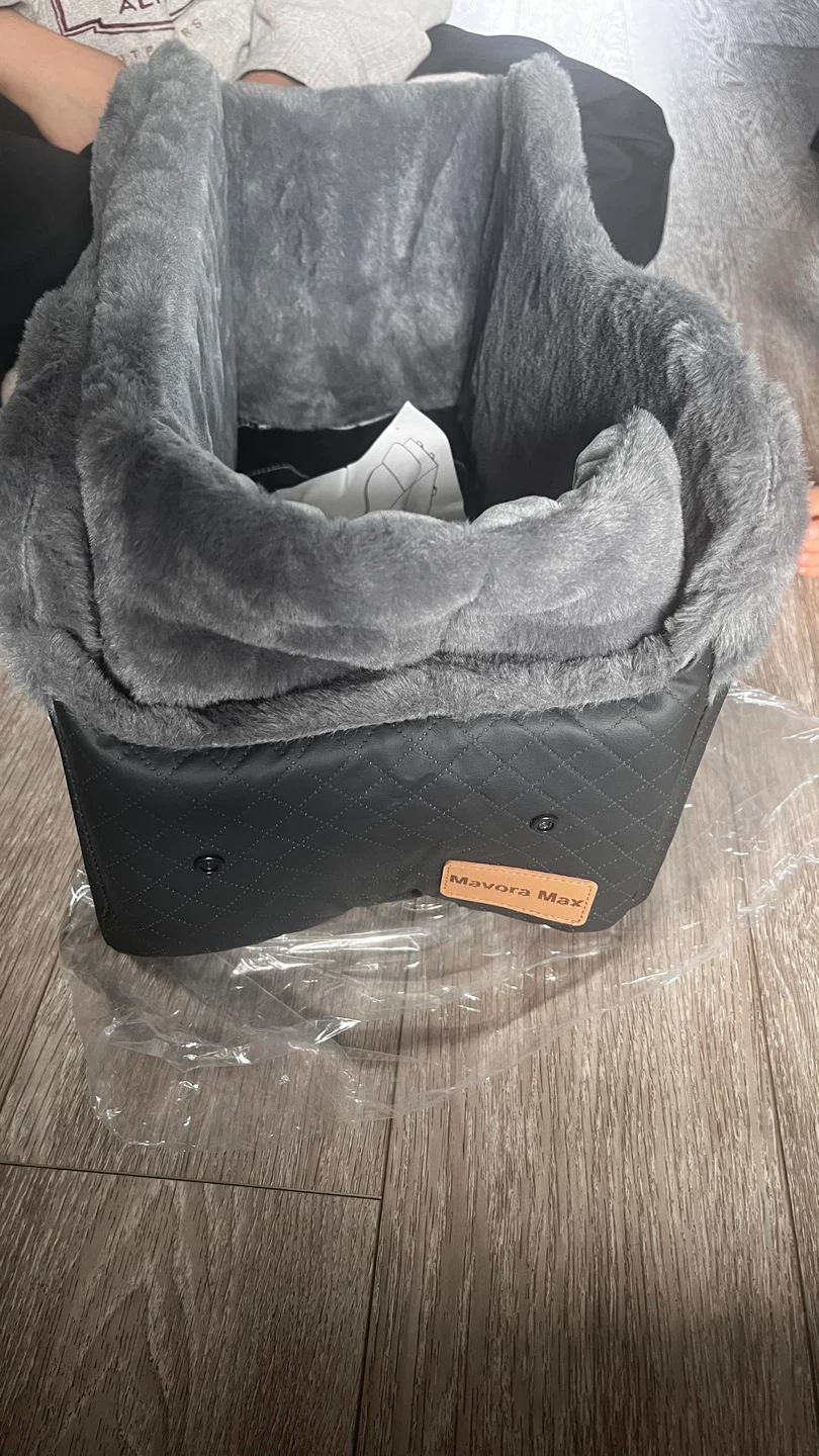 Mavora Max Dog Car Seat - Black/Dark Grey, Size M - photo 2