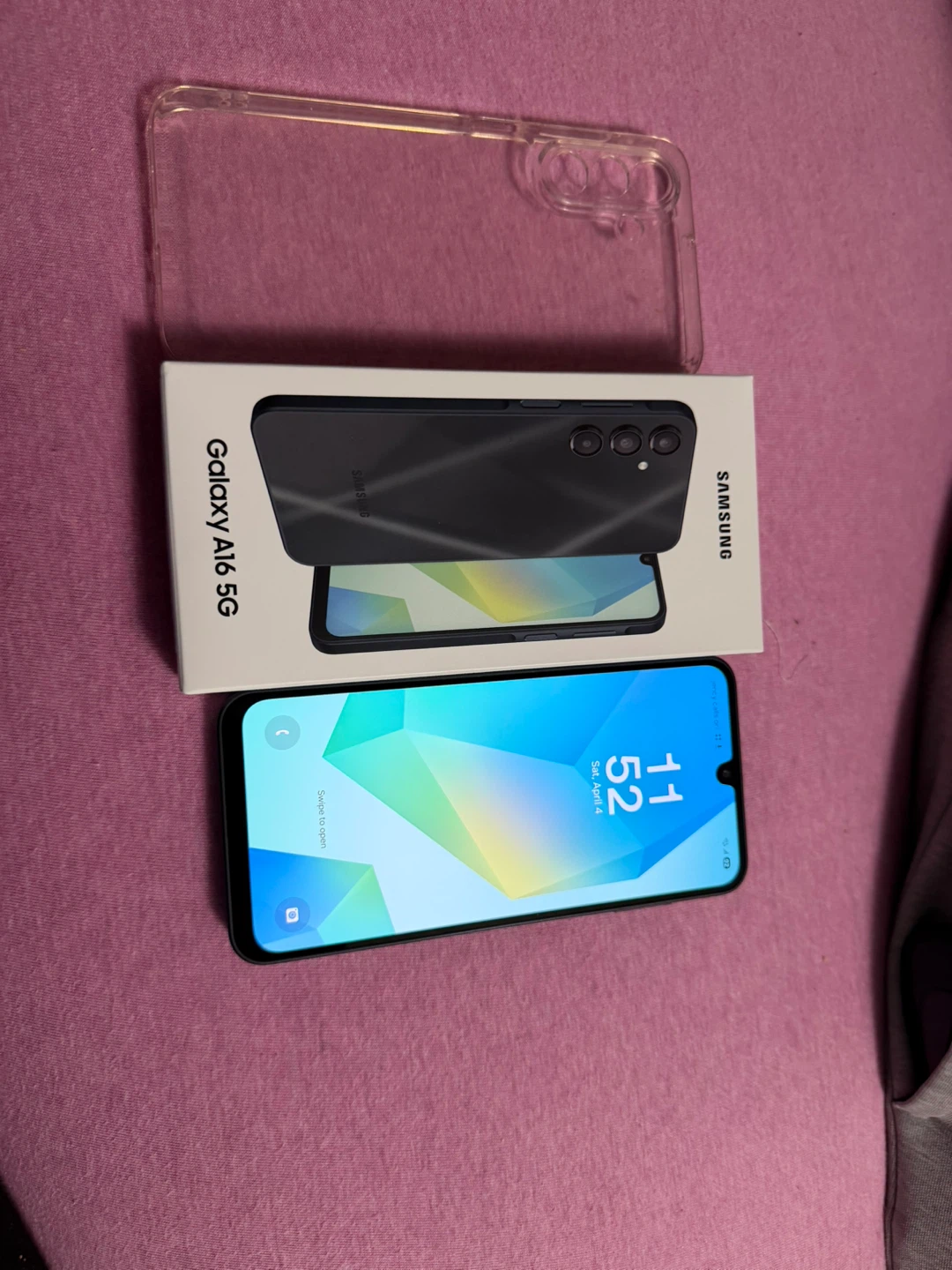 Samsung Galaxy A16 5G Smartphone with Case