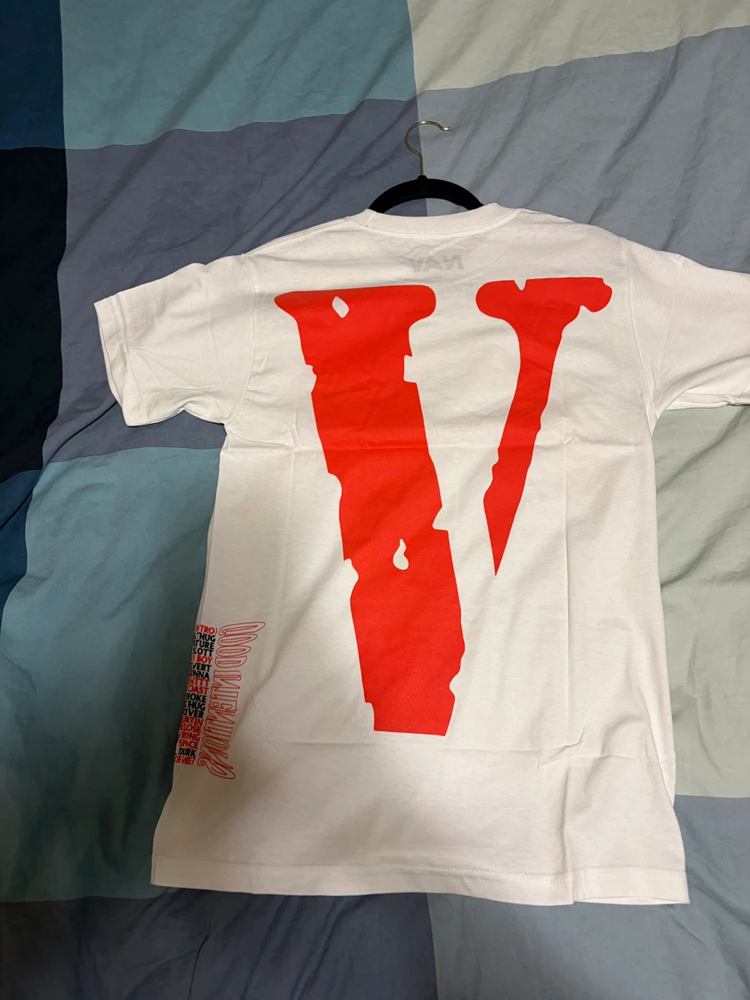 NAV Bad Habits But Good Intentions T-Shirt Small White - photo 2