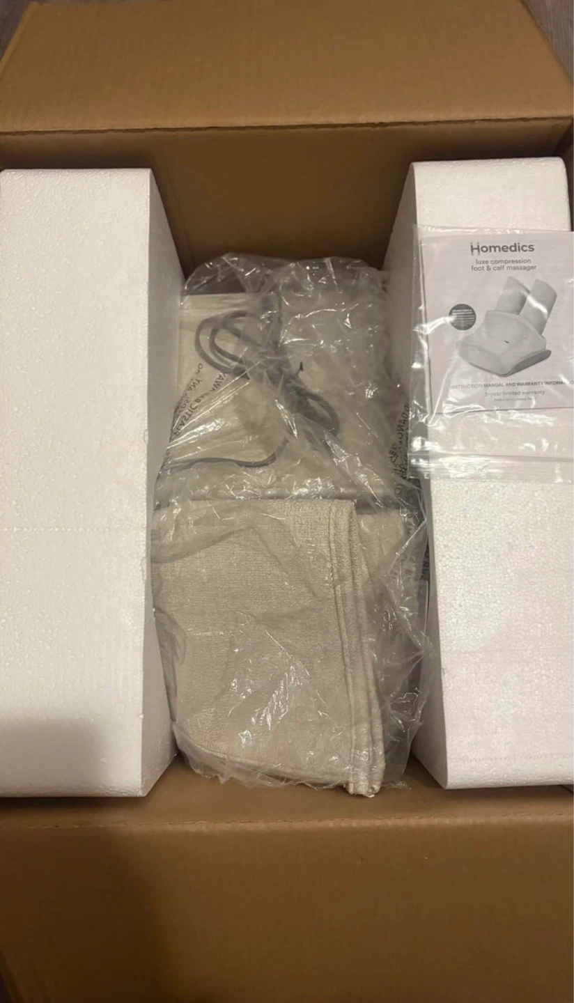 HoMedics Luxe Comfort Foot and Calf Massager FMS-502HRM-CA - photo 2