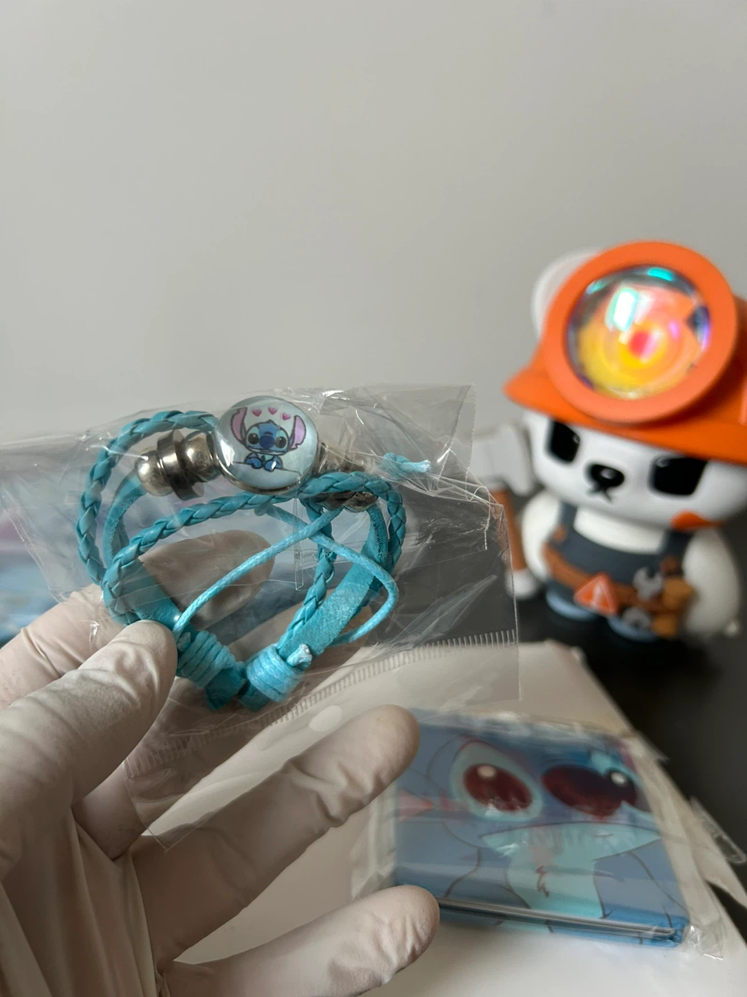 Stitch Stationery Set with Pencil Case, Mirror, and Bracelet - photo 4