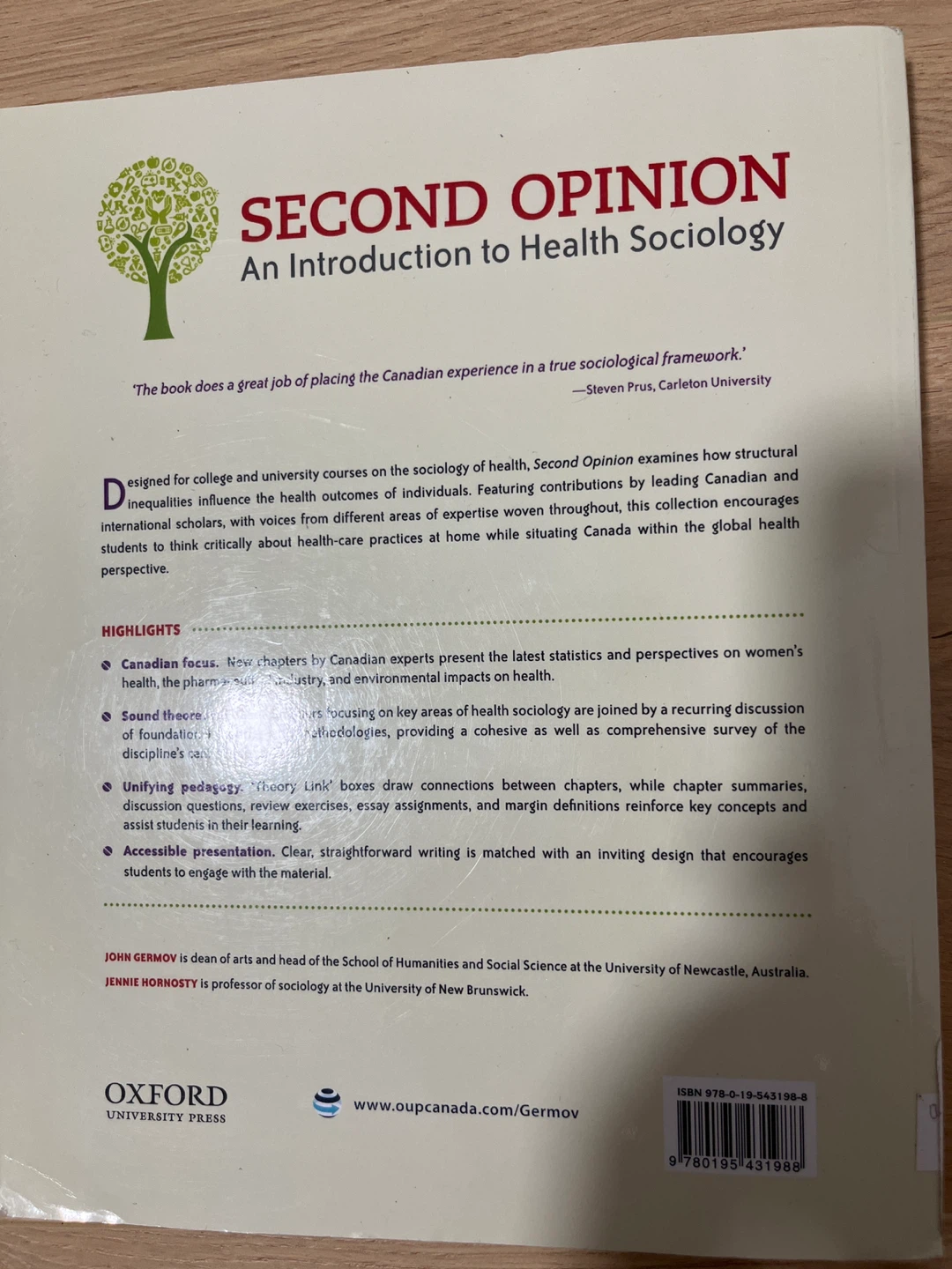 Second Opinion: An Introduction to Health Sociology - photo 2