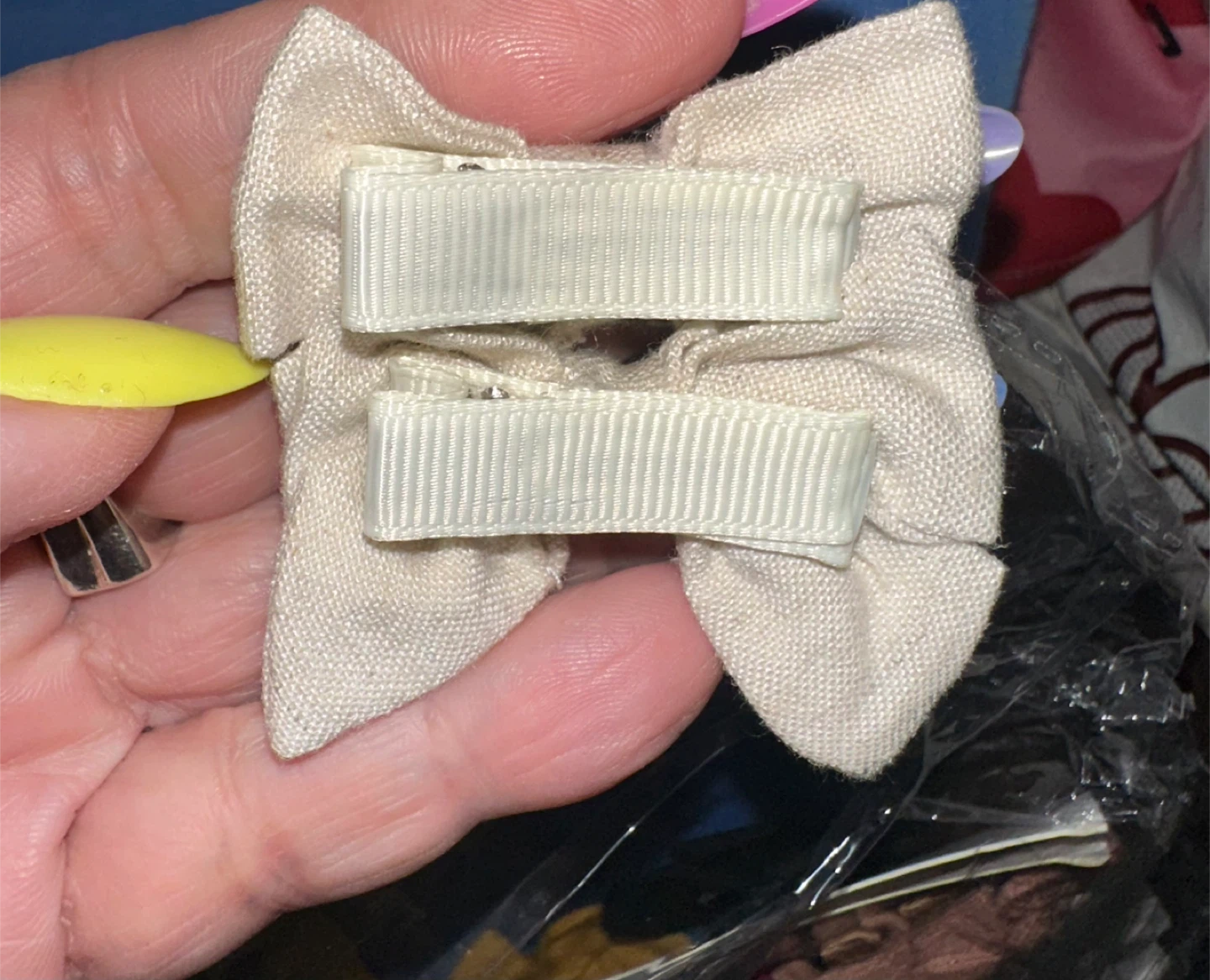 Set of 10 Baby Bow Hair Clips - photo 3