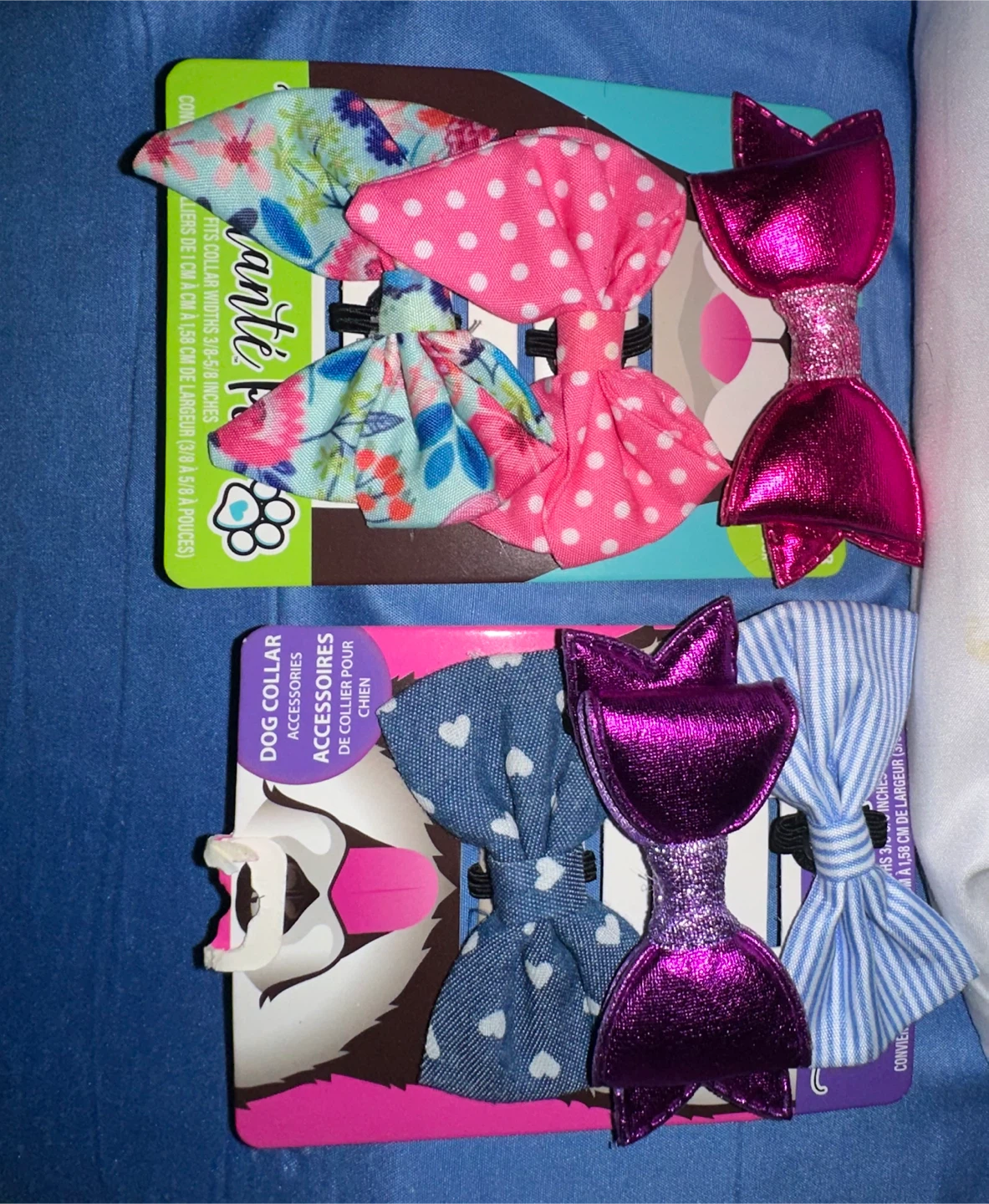 Dog Collar Accessories - Bow Ties & Flower Clips
