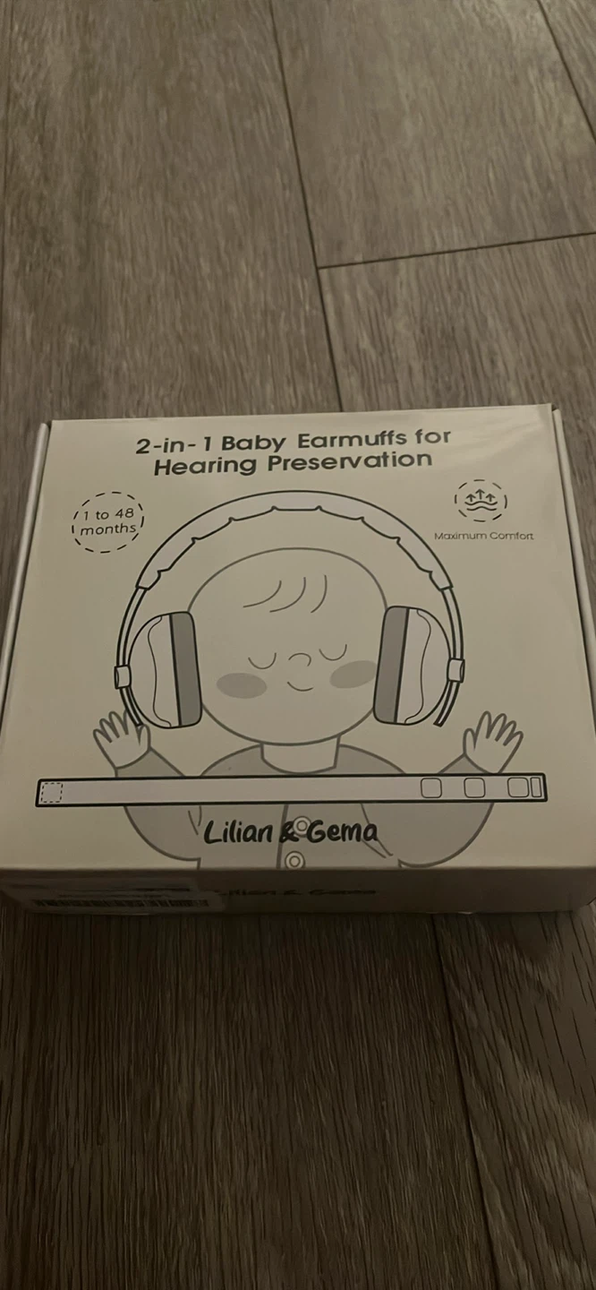 Lilian & Gema 2-in-1 Baby Earmuffs for Hearing Preservation