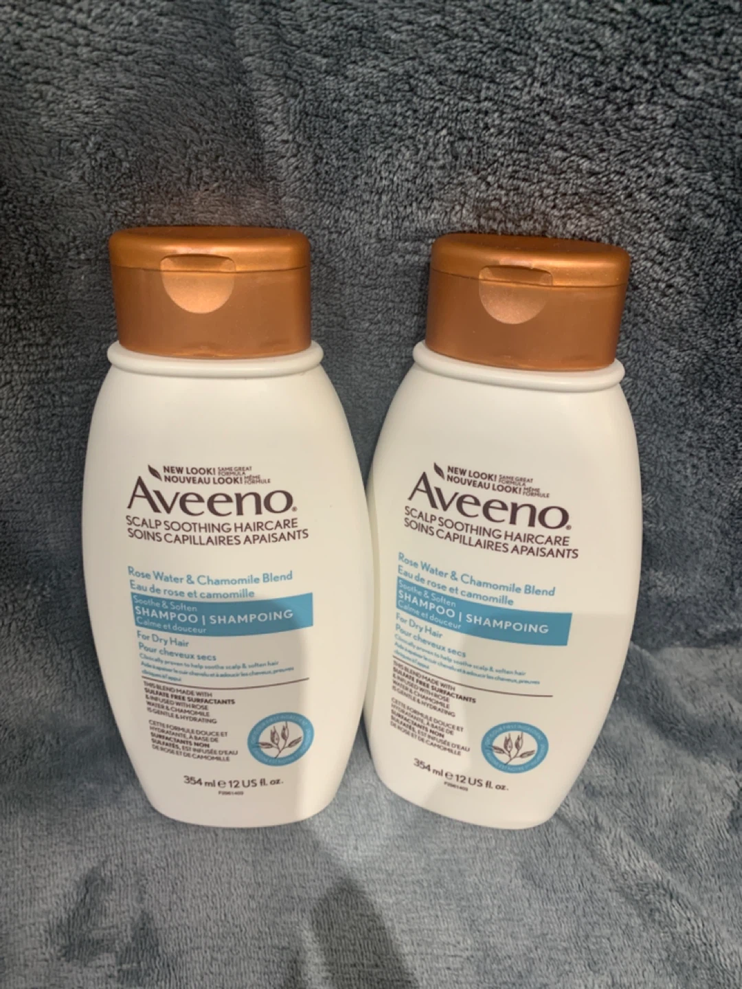 Aveeno Rose Water & Chamomile Shampoo (2 x 354ml)