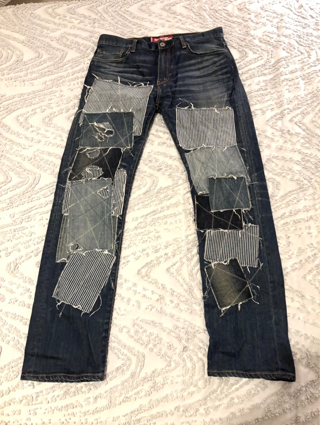 AD2017 Junya Watanabe x Levis 513 Patchwork Denim