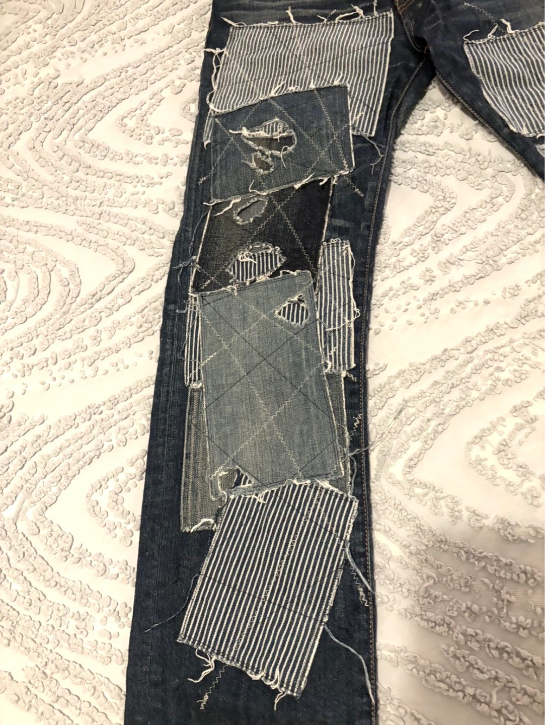 AD2017 Junya Watanabe x Levis 513 Patchwork Denim - photo 2